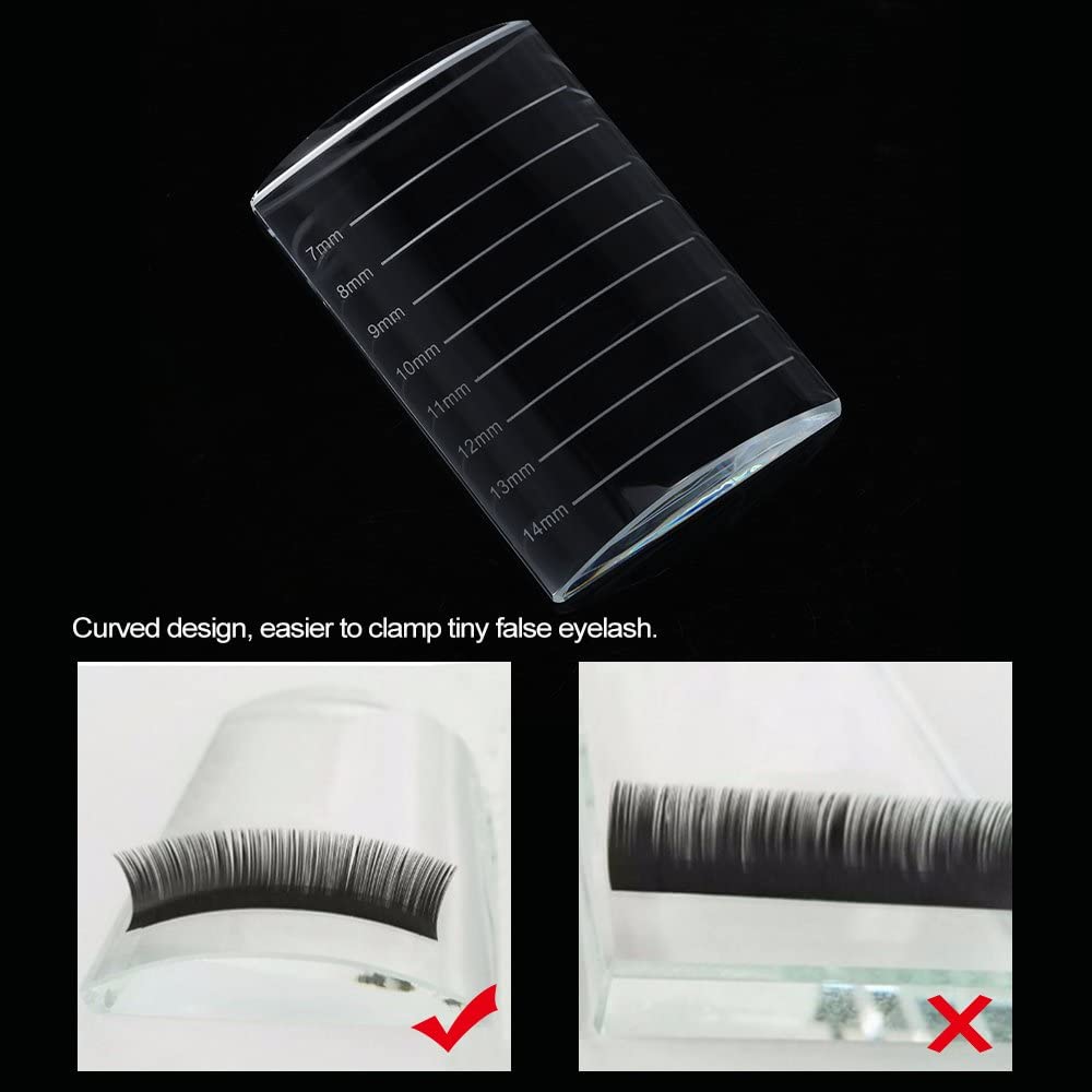 Rounded Crystal Tile eyelash-accessories Single,Box of 4